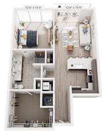  Floor Plan 1A