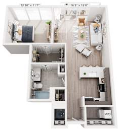  Floor Plan 1B