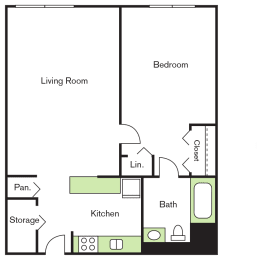 a floor plan of a house