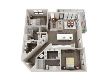 a floor plan of a 3 bedroom192 sq ft house