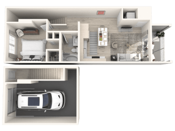 Unit A5 - Garage at Altis Grand Lake Willis, Florida