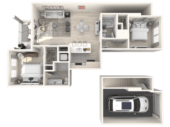 Unit C2 at Altis Grand Lake Willis, Orlando, FL 32821