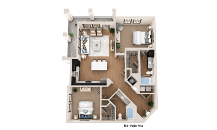 the bedroom floor plan of 460 sq ft