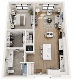  Floor Plan 1A