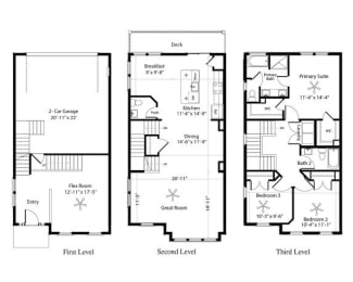 a floor plan of a house