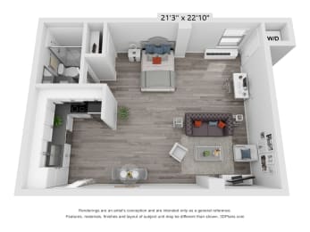 a floor plan image of the aviator apartments in houston, tx