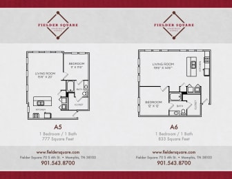  Floor Plan A5 One Bedroom
