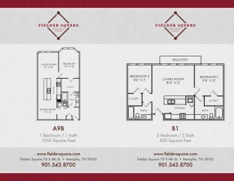  Floor Plan B1 Two Bedroom