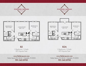  Floor Plan B2 Two Bedroom