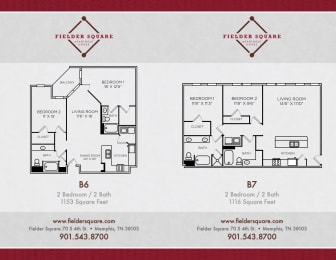  Floor Plan B7 Two Bedroom