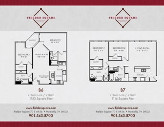  Floor Plan B6 Two Bedroom