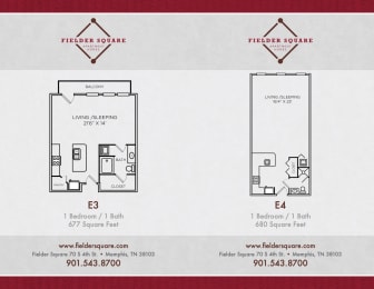  Floor Plan E4 Studio