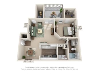 Redwood Floor Plan at Preston Grove, Georgia
