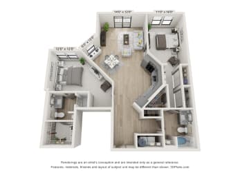  Floor Plan The Harrison - B5