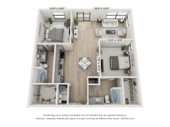 Floor Plan The Jefferson - B6
