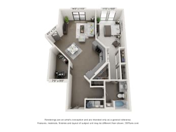  Floor Plan The McKinley - A12