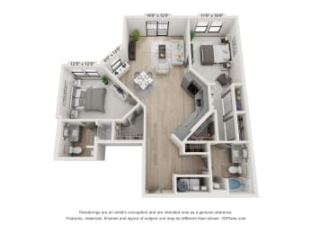  Floor Plan The Taft - B12
