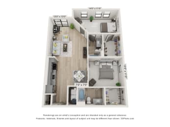  Floor Plan The Truman - B3