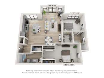  Floor Plan The Washington - B4