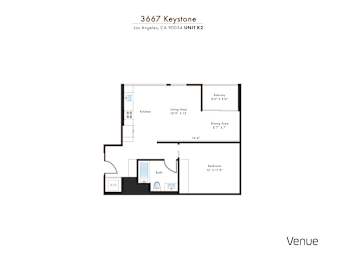 K2 Floor Plan at Venue, Los Angeles, CA