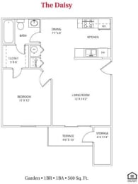  Floor Plan The Daisy