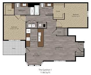  Floor Plan The Gardner 1