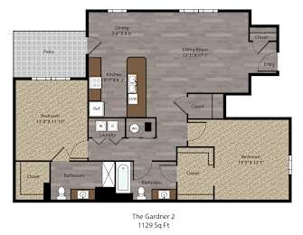  Floor Plan The Gardner 2