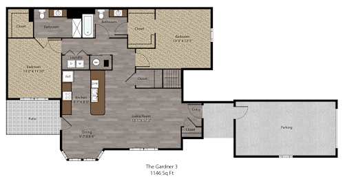  Floor Plan The Gardner 3