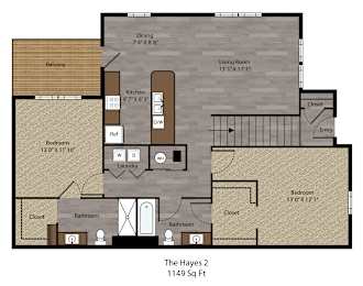  Floor Plan The Hayes 2