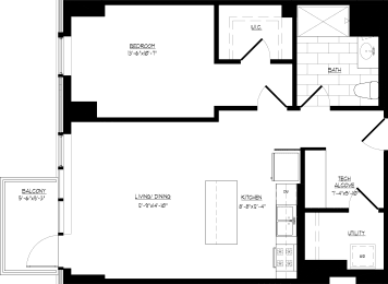  Floor Plan Residence 11 - Den