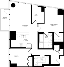  Floor Plan Residence 01 - Den