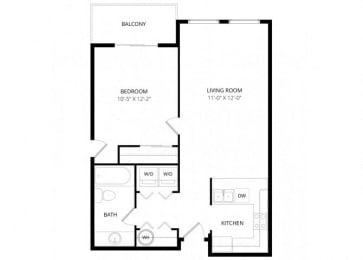  Floor Plan 1x1 MD