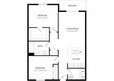  Floor Plan 2x1 MD