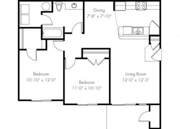  Floor Plan The Regent Furnished
