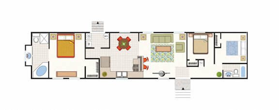  Floor Plan 3bd/2ba - Grand