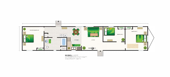 a floor plan of a house at West Park Plaza in Grand Island, NE