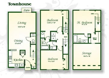  Floor Plan The Oak Townhouse