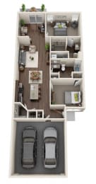 Brownstown MI apartment rentals Redwood Brownstown Telegraph Road rosewood floor plan
