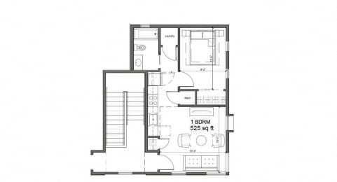  Floor Plan Small One Bedroom
