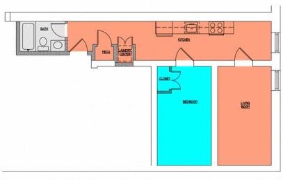 Floor Plan  Cobblestone Commons Unit 202