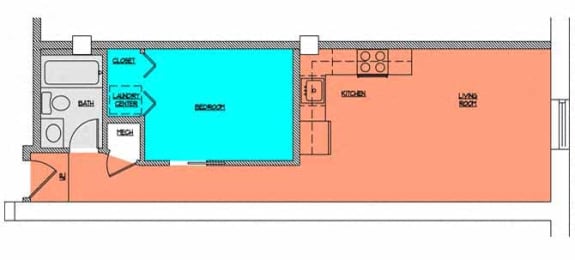 Floor Plan  Cobblestone Commons Unit 204