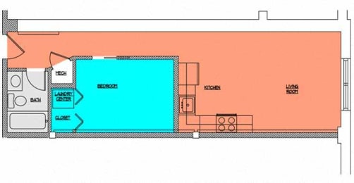 Floor Plan  Cobblestone Commons Unit 303