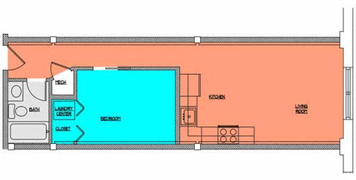 Floor Plan  Cobblestone Commons Unit 307