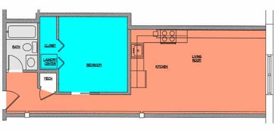 Floor Plan  Cobblestone Commons Unit 308