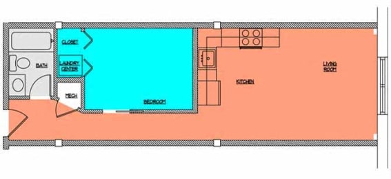 Floor Plan  Cobblestone Commons Unit 405