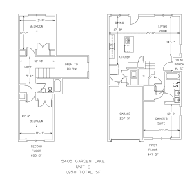 Floor Plan  Townhouse A