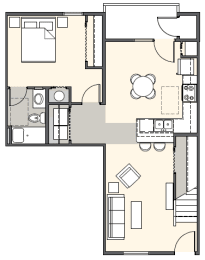  Floor Plan Two Story Three Bedroom Two Bathroom