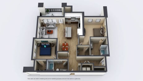 Floor Plan  2B TYPE A