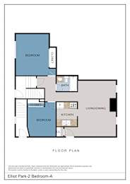 Floor Plan  2 Bedroom