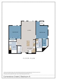 Floor Plan  2 Bedrooms